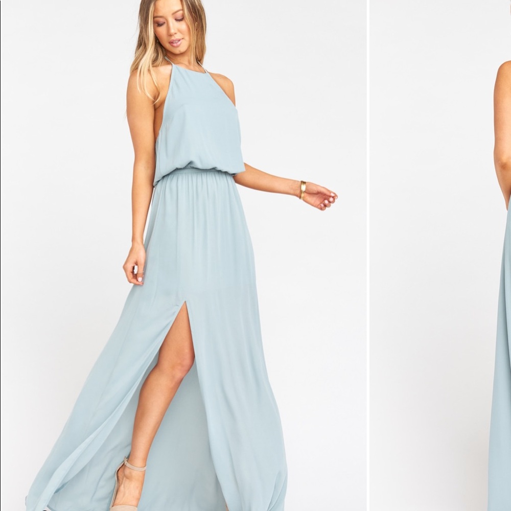 Show Me Your Mumu Silver Sage Heather Dress - MED